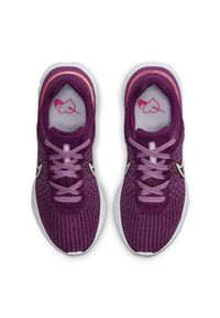 Buty Nike React Infinity Run Flyknit 3 W DD3024-500 fioletowe. Kolor: fioletowy. Materiał: syntetyk. Szerokość cholewki: normalna. Sport: bieganie #4