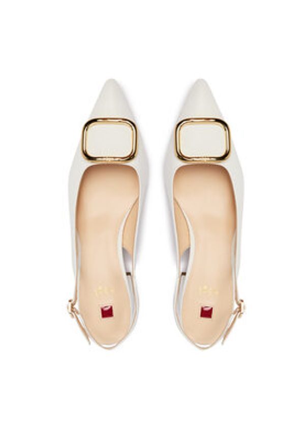 HÖGL Czółenka 1-104623 Biały. Kolor: biały. Materiał: skóra