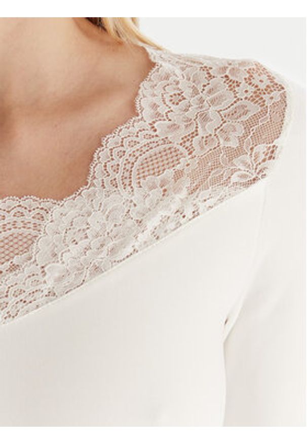 YSABEL MORA - Ysabel Mora Bielizna termoaktywna górna 70033 Biały Slim Fit. Kolor: biały. Materiał: syntetyk