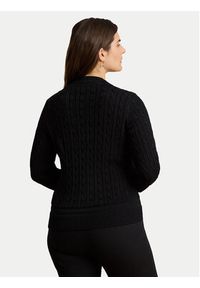 Lauren Ralph Lauren - LAUREN RALPH LAUREN Sweter Meren 200888795004 Czarny Regular Fit. Kolor: czarny. Materiał: bawełna #4