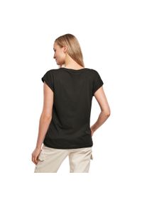 BUILD YOUR BRAND - T-shirt Damski Slim Basic. Kolor: czarny