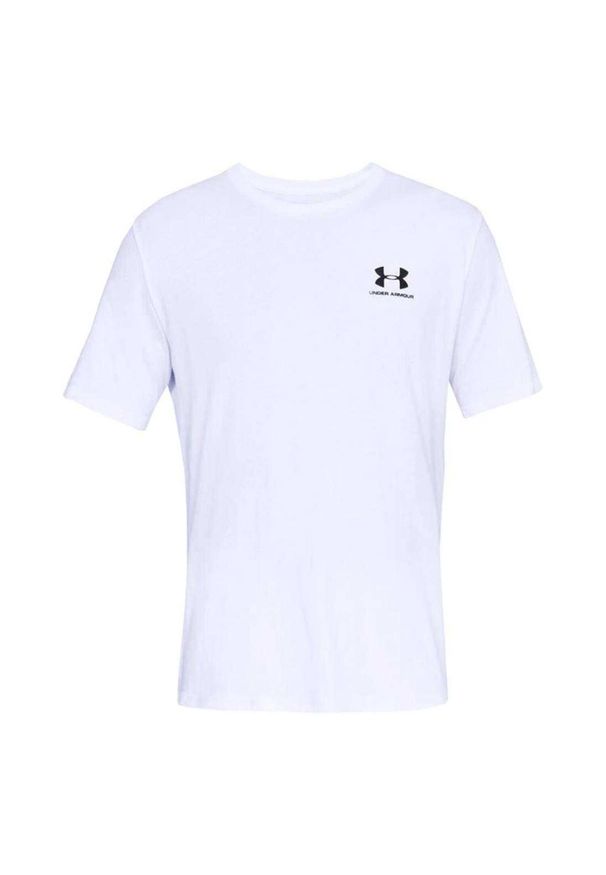 Under Armour - Męska Koszulka Sportowa. Kolor: biały