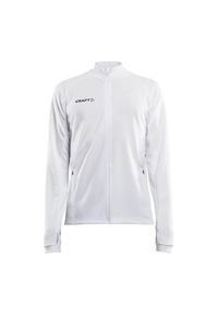Bluza treningowa męska Craft Evolve Full Zip. Kolor: biały. Sport: fitness