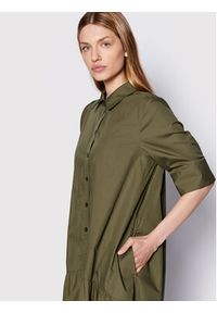 GESTUZ - Gestuz Sukienka koszulowa Avaligz 10906320 Zielony Loose Fit. Kolor: zielony. Materiał: bawełna. Typ sukienki: koszulowe #2
