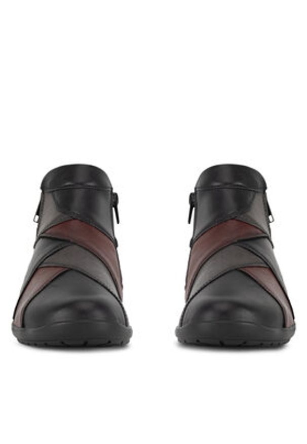 Remonte Półbuty R7674-02 Czarny. Kolor: czarny. Materiał: skóra