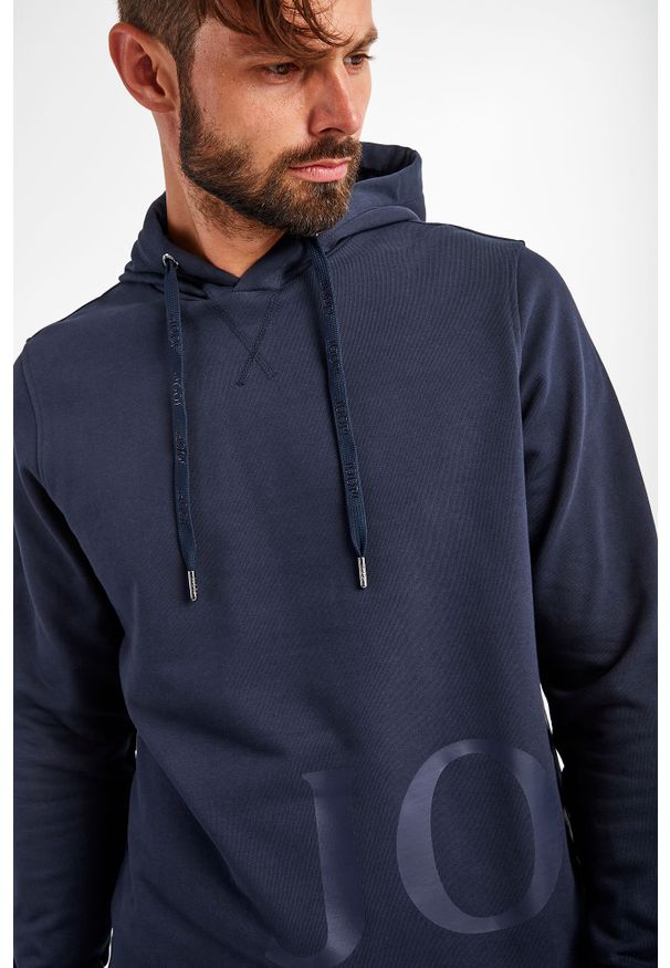 BLUZA SHARAD JOOP!. Typ kołnierza: kaptur. Wzór: napisy