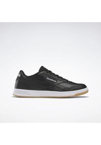 Buty Mężczyzna Reebok Court Advance czarny. Okazja: na co dzień. Kolor: wielokolorowy, czarny, biały, brązowy
