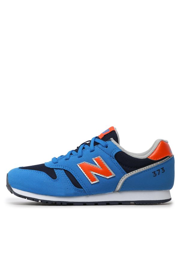 Sneakersy New Balance YC373JN2 Niebieski. Kolor: niebieski. Materiał: materiał