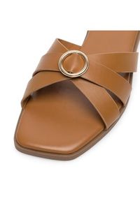 DeeZee Klapki KLE1004-109 Brązowy. Kolor: brązowy. Materiał: syntetyk