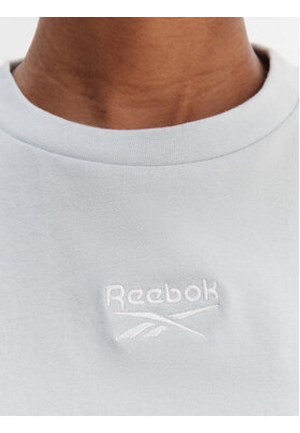 Reebok T-Shirt Klara RK25503CCW Błękitny Relaxed Fit. Kolor: niebieski. Materiał: bawełna