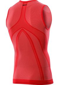SIXS - Podkoszulek rowerowy SMX. Kolor: czerwony. Długość rękawa: bez rękawów. Sport: kolarstwo, fitness #2
