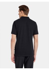 Pako Lorente - PAKO LORENTE - Granatowe bawełniane polo w prążki. Okazja: na co dzień. Typ kołnierza: polo. Kolor: niebieski, czarny. Materiał: bawełna. Długość rękawa: krótki rękaw. Długość: krótkie. Wzór: prążki. Styl: casual #10