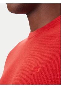 Mustang Sweter Elliot 1016844 Czerwony Regular Fit. Kolor: czerwony. Materiał: bawełna #3