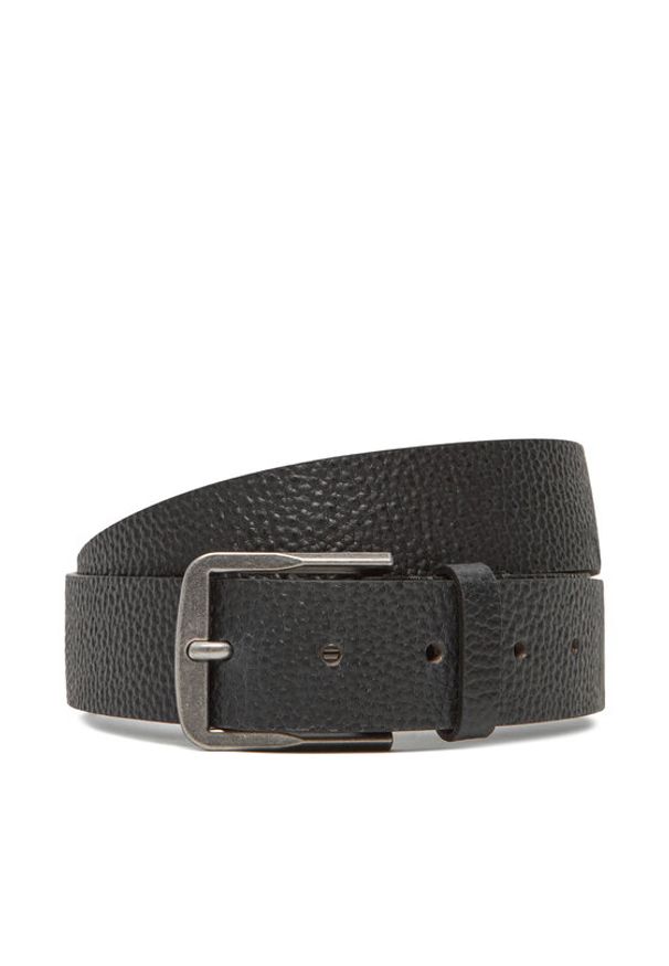 Calvin Klein Jeans Pasek Męski Classic Flat 35Mm LV04G7022G Czarny. Kolor: czarny. Materiał: skóra