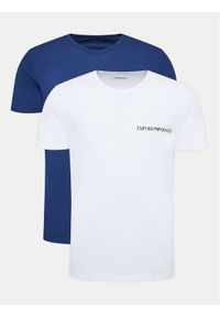 Emporio Armani Underwear Komplet 2 t-shirtów 111849 4F717 33034 Kolorowy Slim Fit. Materiał: bawełna. Wzór: kolorowy