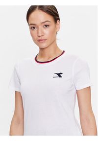 Diadora T-Shirt Tweener 102.179325 Biały Regular Fit. Kolor: biały. Materiał: bawełna #4