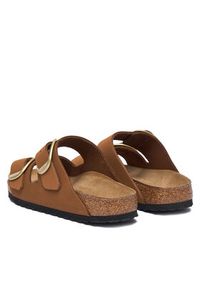 Birkenstock Klapki Arizona Big Buckle 1032989 Brązowy jasny. Kolor: brązowy. Materiał: skóra #2