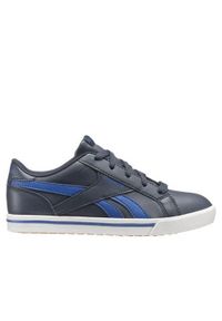 Buty do chodzenia dla dzieci Reebok Royal Comp 2 Collegiate. Zapięcie: sznurówki. Kolor: niebieski. Materiał: materiał, syntetyk, tkanina. Szerokość cholewki: normalna. Model: Reebok Royal. Sport: turystyka piesza