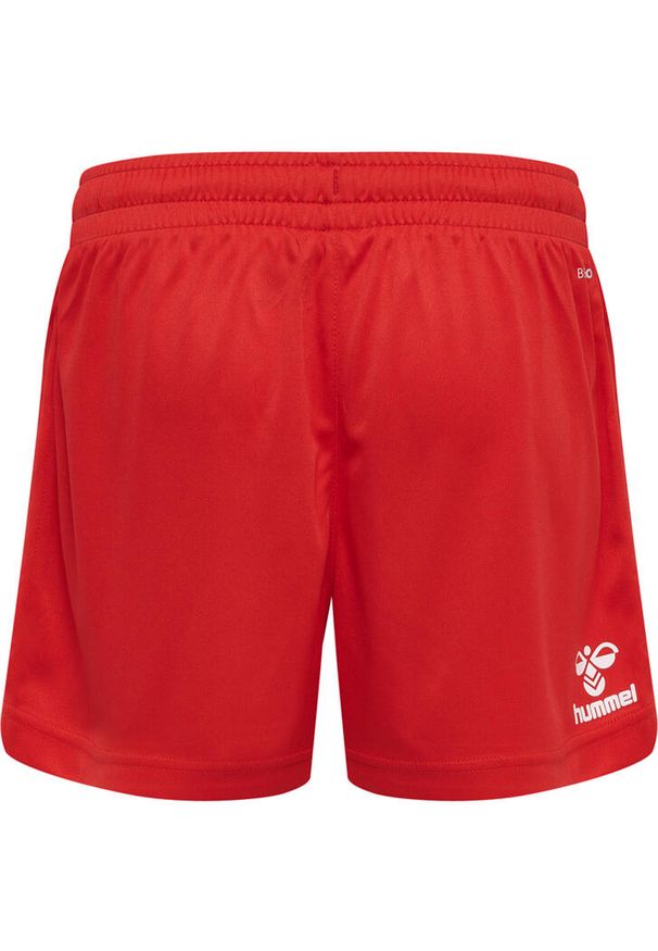 Spodenki piłkarskie dziecięce Hummel Core XK Poly Shorts. Kolor: czerwony, wielokolorowy, różowy. Sport: piłka nożna