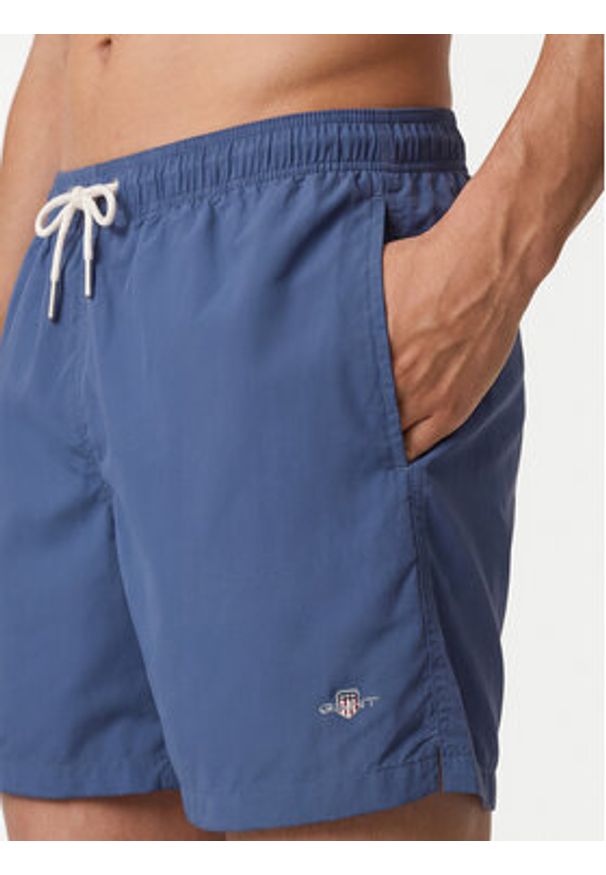 GANT - Gant Szorty kąpielowe 920026000 Niebieski Regular Fit. Kolor: niebieski. Materiał: syntetyk