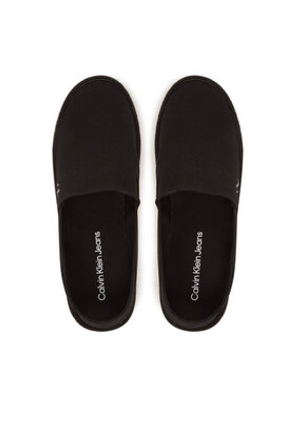 Calvin Klein Jeans Espadryle YM0YM01251 Czarny. Kolor: czarny. Materiał: materiał
