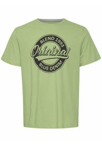 Blend T-Shirt 20715012 Zielony Regular Fit. Kolor: zielony. Materiał: bawełna