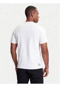 Karl Lagerfeld - KARL LAGERFELD T-Shirt 755099 553270 Biały Regular Fit. Typ kołnierza: dekolt w karo. Kolor: biały. Materiał: bawełna #3