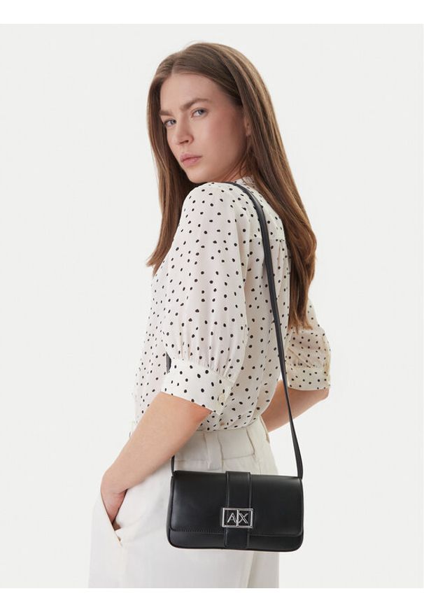 Armani Exchange Torebka XW002567 AF12039 UC001 Czarny. Kolor: czarny. Materiał: skórzane