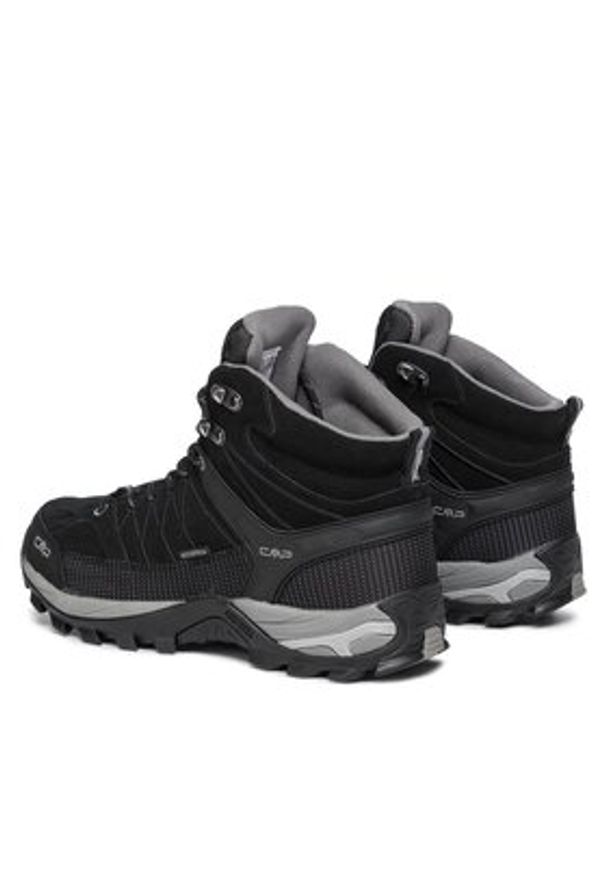 CMP Trekkingi Rigel Mid Trekking Shoes Wp 3Q12947 Czarny. Kolor: czarny. Materiał: zamsz, skóra. Sport: turystyka piesza