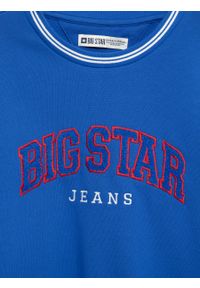 Big-Star - Bluza dziewcęca z logo BIG STAR niebieska Benara 406. Kolor: niebieski. Materiał: bawełna. Wzór: aplikacja, haft #2