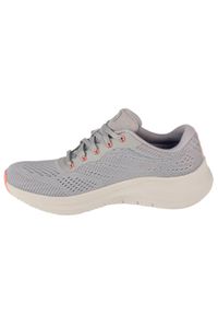 skechers - Buty do chodzenia damskie Skechers 150051LGMT. Kolor: pomarańczowy, wielokolorowy, fioletowy, szary. Materiał: materiał, syntetyk. Szerokość cholewki: normalna. Sport: turystyka piesza