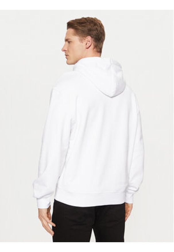 Guess Jeans Bluza M5RQ44 KCPR1 Biały Regular Fit. Kolor: biały. Materiał: bawełna