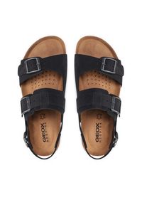 Geox Sandały U Sandal Ghita A U159VA 00032 C9999 Czarny. Kolor: czarny. Materiał: skóra, nubuk #3