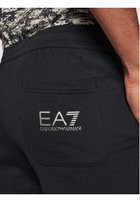 EA7 Emporio Armani Spodnie dresowe 8NPPC3 PJ05Z 0579 Granatowy Slim Fit. Kolor: niebieski. Materiał: dresówka, bawełna #3