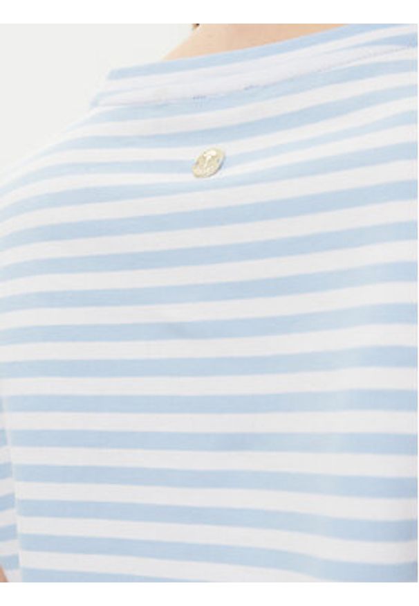JOOP! T-Shirt 58 252JE58Teri 30046240 Błękitny Regular Fit. Kolor: niebieski. Materiał: bawełna