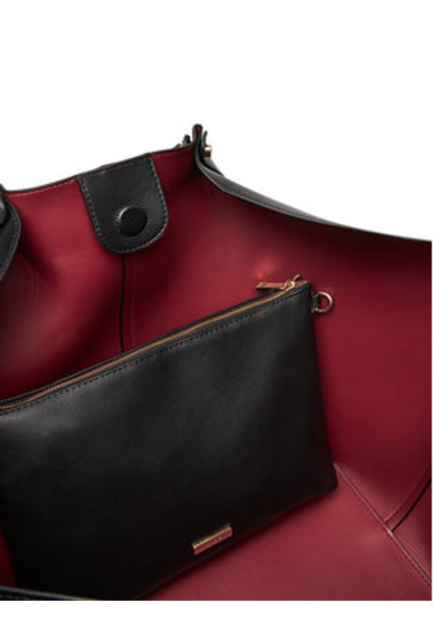 Aldo Torebka Marida 14143633 Czarny. Kolor: czarny. Materiał: skórzane