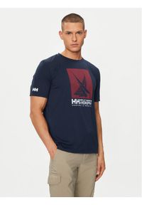 Helly Hansen T-Shirt Hp Race Graphic T-Shirt 34419 Granatowy Regular Fit. Kolor: niebieski. Materiał: syntetyk #1