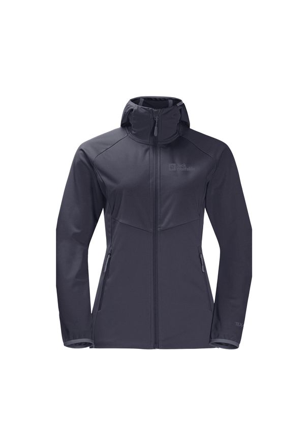 Kurtka softshellowa damska Jack Wolfskin Go Hike Softshell. Kolor: szary. Materiał: softshell