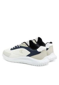 Calvin Klein Jeans Sneakersy Eva Runner Low Mesh Mix YM0YM01185 Écru. Materiał: materiał