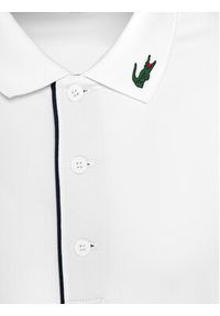 Lacoste Polo DH3982 Biały Regular Fit. Typ kołnierza: polo. Kolor: biały. Materiał: syntetyk