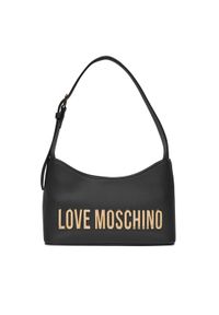 Love Moschino - LOVE MOSCHINO Torebka JC4198PP1IKD0000 Czarny. Kolor: czarny. Materiał: skórzane