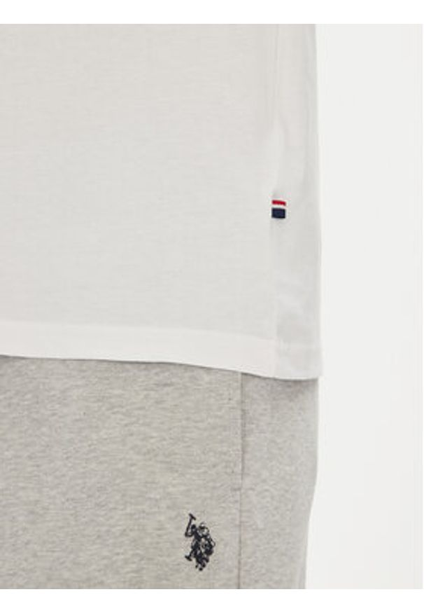U.S. Polo Assn. T-Shirt MUP4367 Biały Regular Fit. Typ kołnierza: polo. Kolor: biały. Materiał: bawełna
