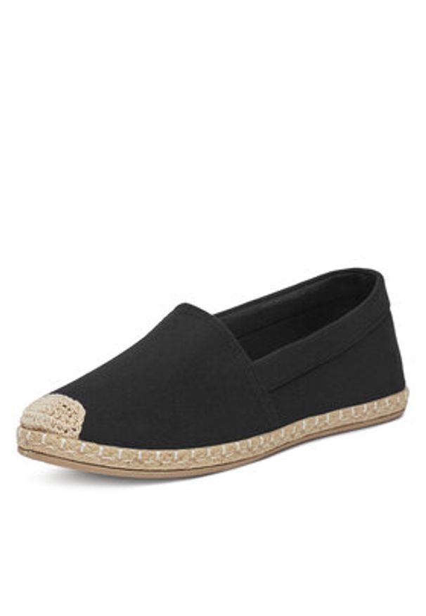 Jenny - JENNY Espadryle WSK1609-20 Czarny. Kolor: czarny. Materiał: materiał