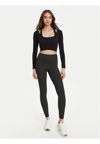 Guess Bluzka V5YP06 Z3OA0 Czarny Slim Fit. Kolor: czarny. Materiał: poliamid #4