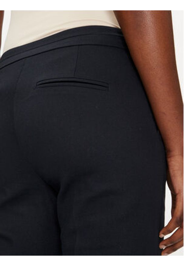 Morgan Chinosy 222-PLIME.F Granatowy Slim Fit. Kolor: niebieski. Materiał: bawełna