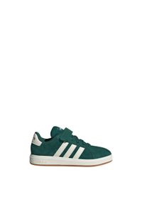 Adidas - Buty sportowe dziecięce adidas Grand Court 00s Kids. Kolor: zielony, wielokolorowy, brązowy, biały. Sport: turystyka piesza #1