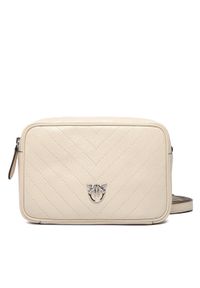 Pinko - PINKO Torebka Carrie Camera Bag Classic Al 25-26 PLTT 104336 A2JC Écru. Materiał: skórzane