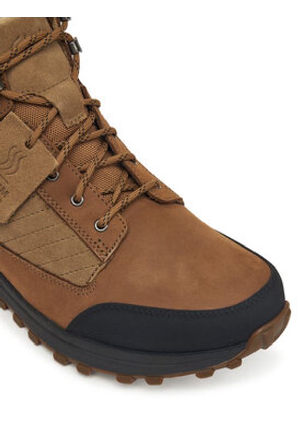 Clarks Trekkingi ATL TrekHi GTX 26184483 Brązowy. Kolor: brązowy. Materiał: nubuk, skóra. Sport: turystyka piesza