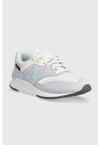 New Balance sneakersy CW997HSE kolor fioletowy. Nosek buta: okrągły. Kolor: fioletowy. Materiał: materiał, guma #4