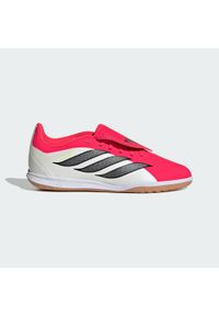 Adidas - Buty piłkarskie PREDATOR CLUB Fold-Over Tongue Sala Indoor dla dzieci. Kolor: czarny, czerwony, biały, wielokolorowy. Materiał: syntetyk. Szerokość cholewki: normalna. Sport: piłka nożna #1
